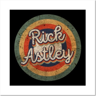 Rick Name Personalized Astley Vintage Retro 60s 70s Birthday Gift Posters and Art
